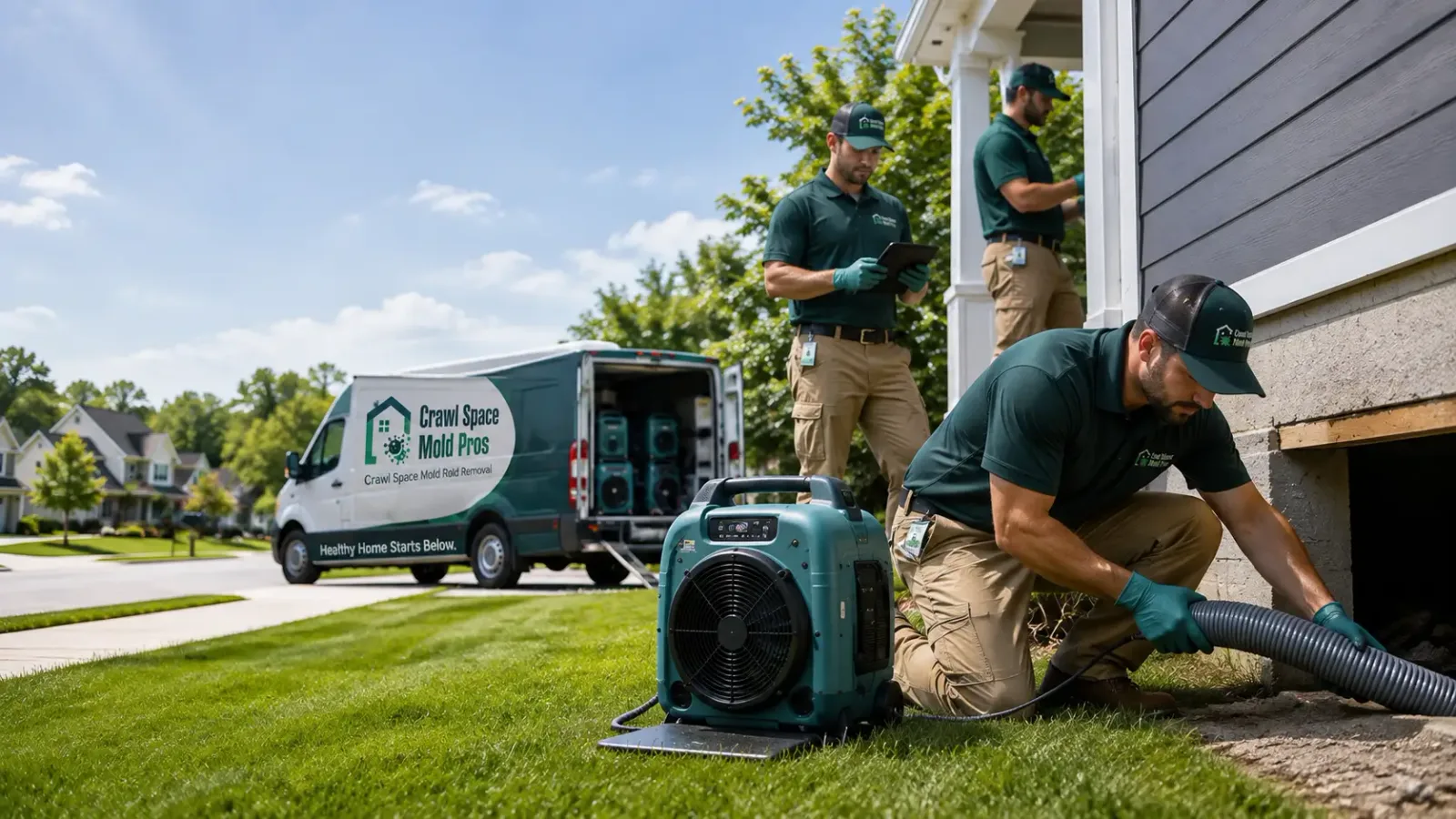 Crawl Space Mold Removal in Acton, MA